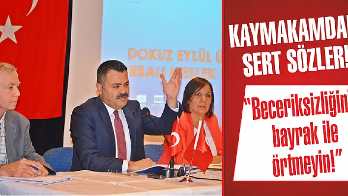 'Çirkin duvarlarınızı bizim mübarek bayrağımızla örtmekten vazgeçin'