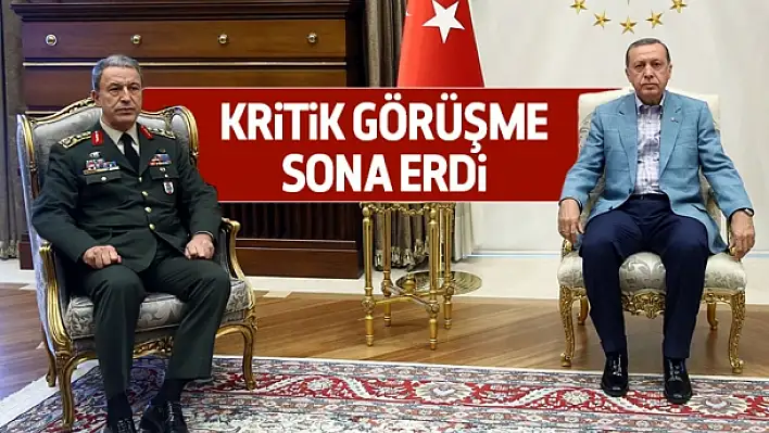 Cumhurbaşkanı Erdoğan, Org. Akar’la görüştü