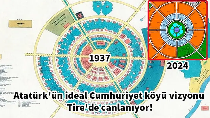 CUMHURİYET KÖYÜ TİRE'DE CANLANIYOR