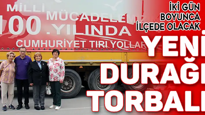 Cumhuriyet tırı Torbalı'da