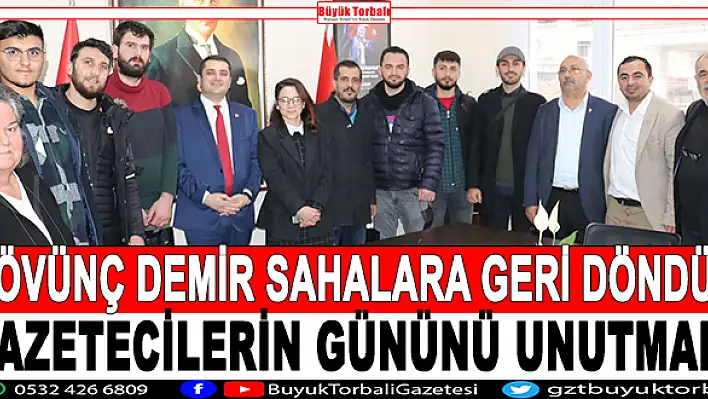 Demir, gazetecilerin gününü unutmadı