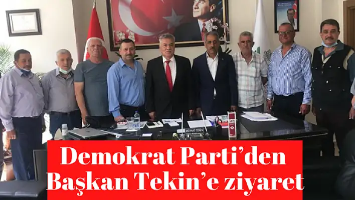 Demokrat Parti'den Başkan Tekin'e ziyaret