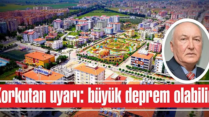 Deprem gibi uyarı