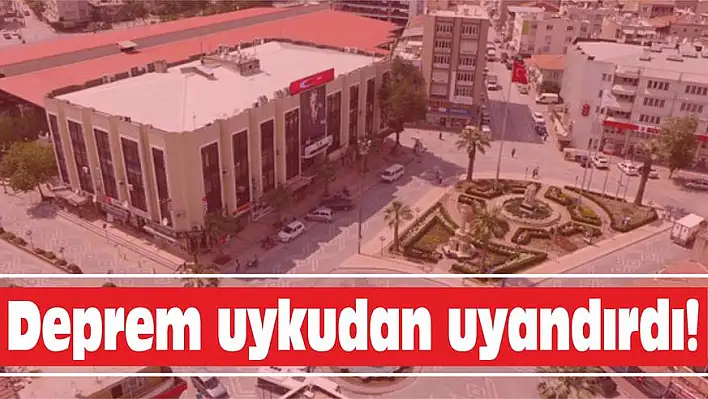 Deprem uykudan uyandırdı