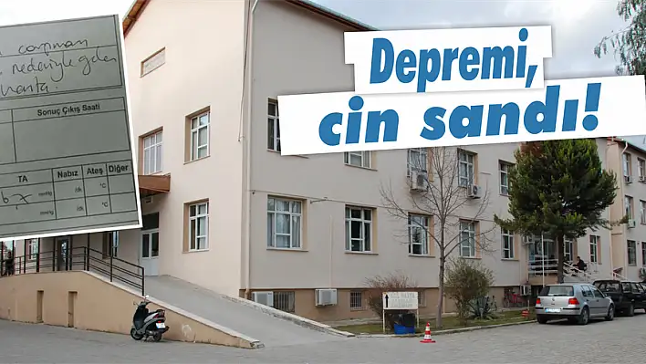 Depremi, cin sandı!