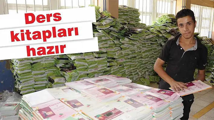 Ders kitapları hazır