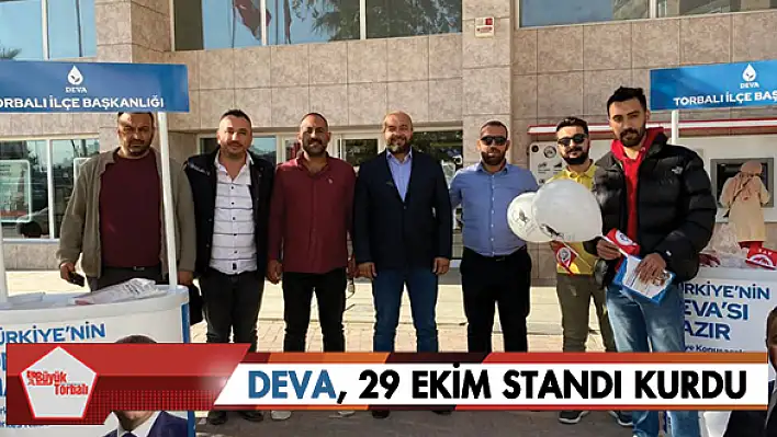 Deva, 29 Ekim standı kurdu