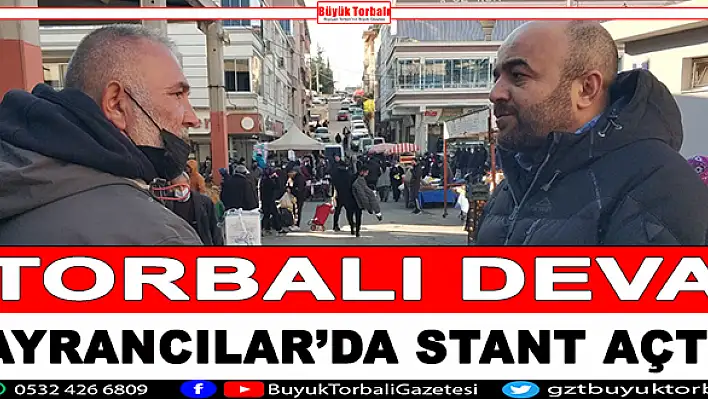 Deva, Ayrancılar'da stant kurdu