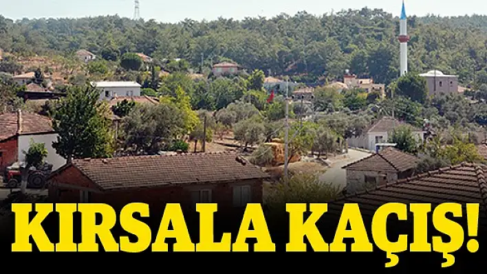 Doğal afetler İzmirlileri kırsal alanlara yöneltti