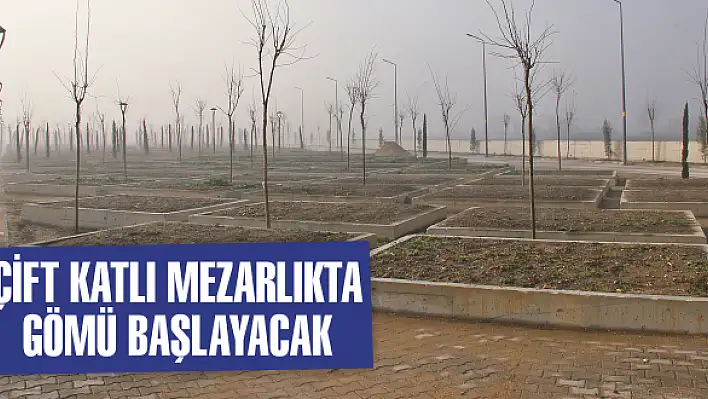Duble mezarlık kullanıma hazır!