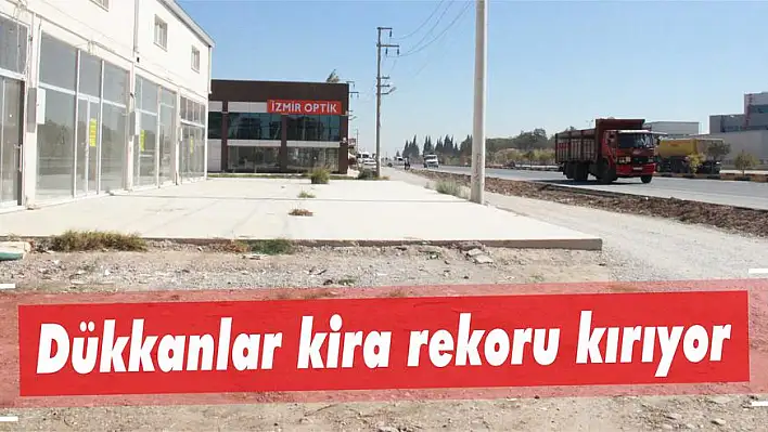 Dükkanlar kira rekoru kırıyor