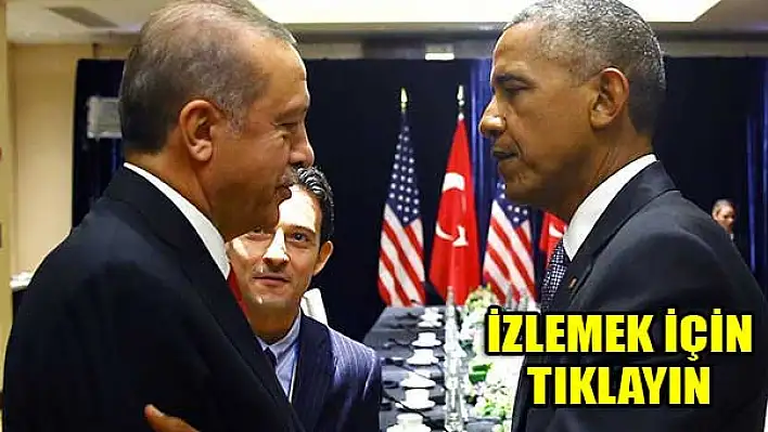 Erdoğan-Obama görüşmesi sona erdi