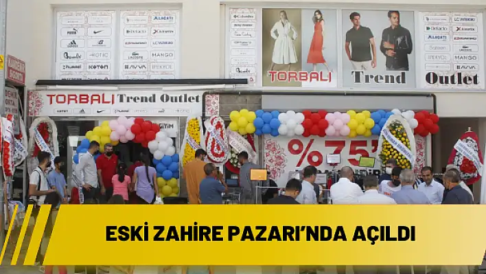 Eski Zahire Pazarı'nda açıldı