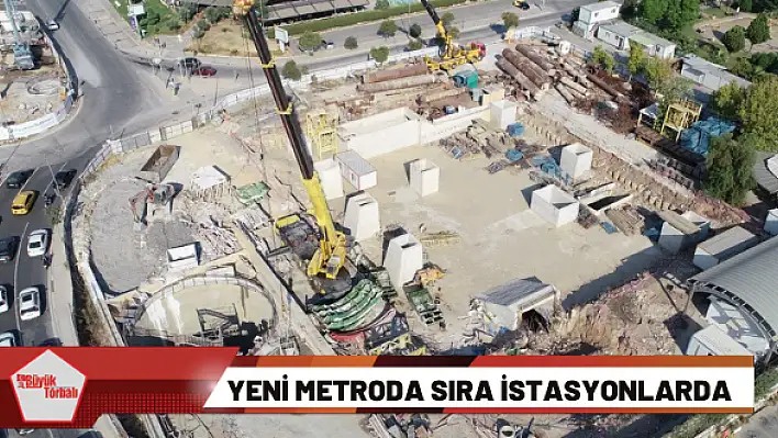 Fahrettin Altay-Narlıdere Metrosu'nda sıra istasyonlarda