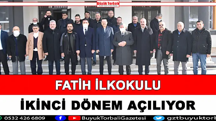 Fatih İlkokulu ikinci döneme açılıyor