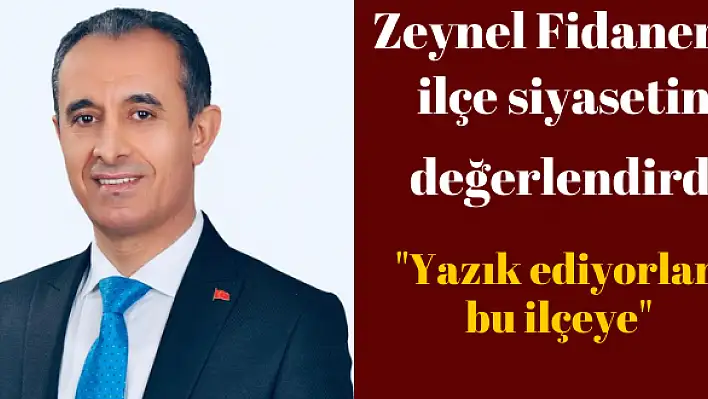 Fidaner'den önemli açıklama