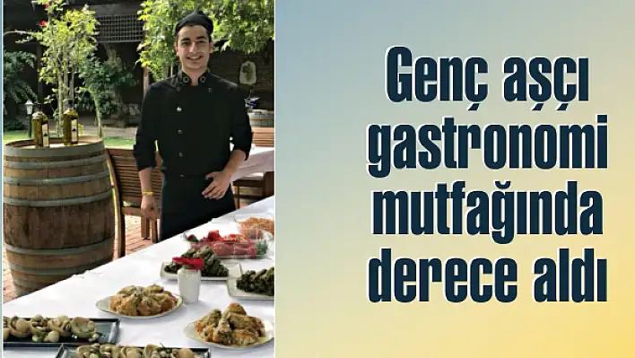 Gastronomi mutfağı yarışmasında ikinci oldu