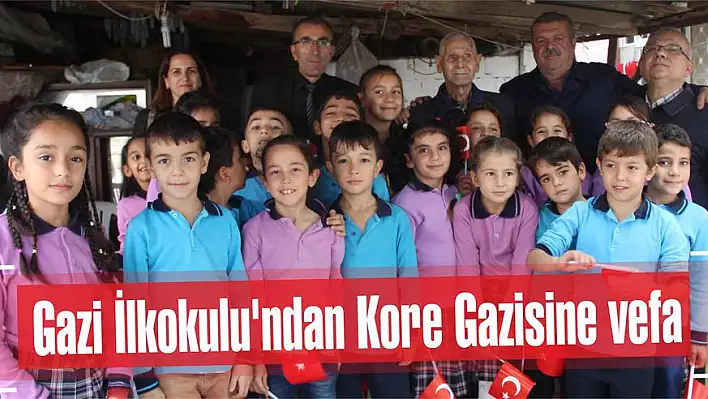 Gazi İlkokulu'ndan Kore Gazisine vefa