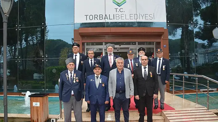 GAZİLERDEN BAŞKAN TEKİN'E TEŞEKKÜR ZİYARETİ