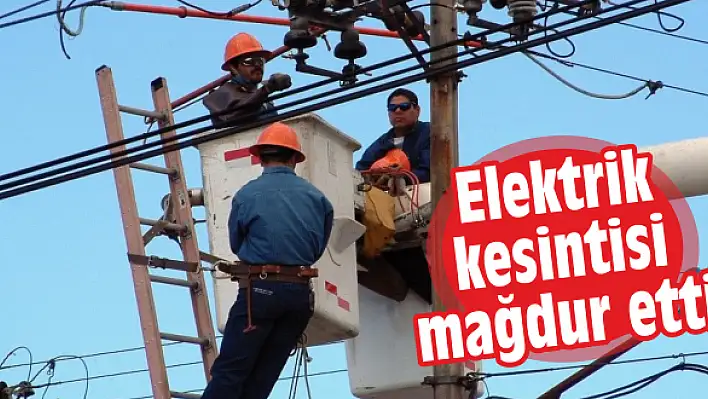 Gidip-gelen elektrik, elektronik eşyalara zarar veriyor