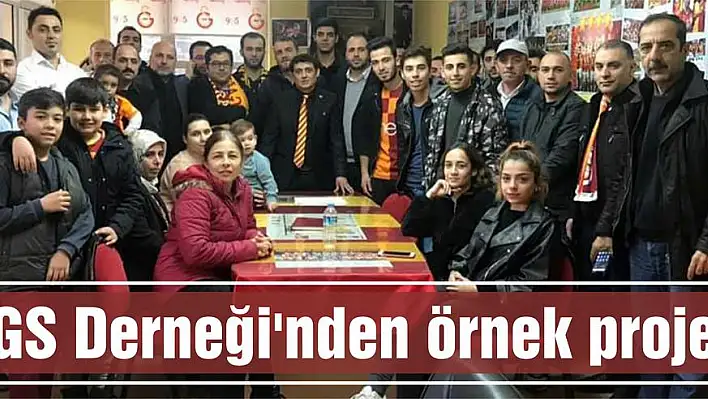 GS Derneği'nden örnek proje