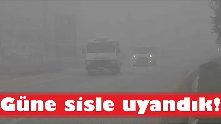 Güne sisle uyandık