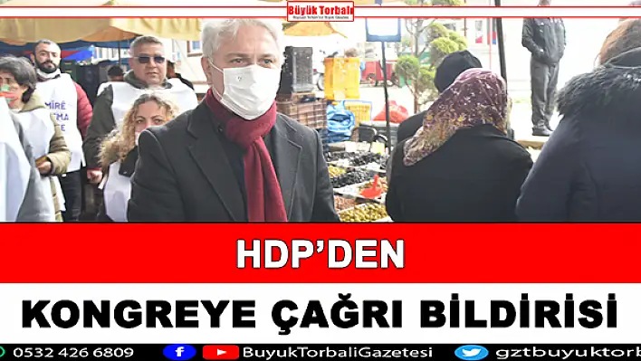 HDP Perşembe Pazarında bildiri dağıttı