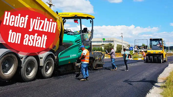 Hedef yüzbin ton asfalt