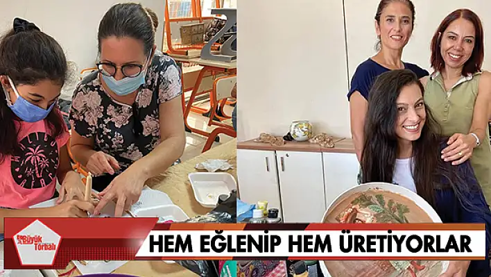 Hem eğlenip hem üretiyorlar