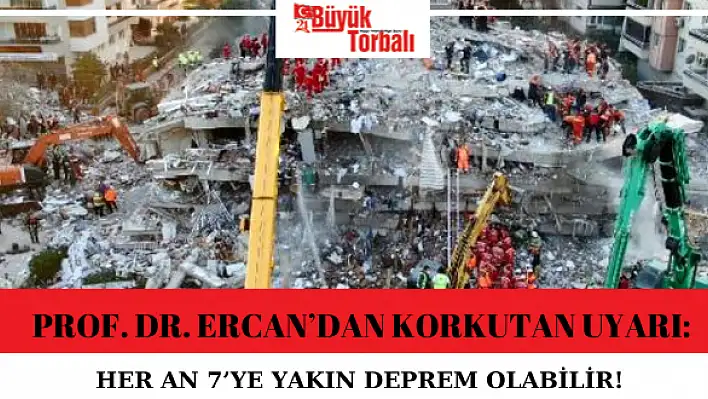 “Her an 7'ye yakın deprem olabilir!”