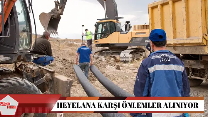 Heyelana karşı yüzey suları kontrol altına alınıyor