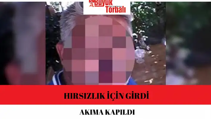 Hırsızlık için girdi akıma kapıldı