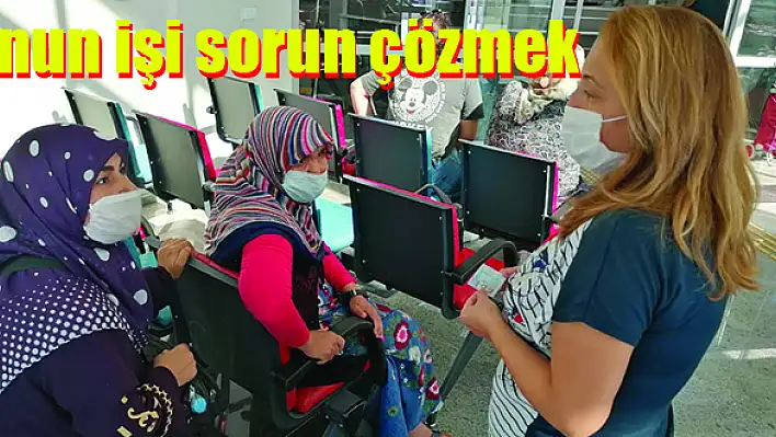 Onun işi sorun çözmek