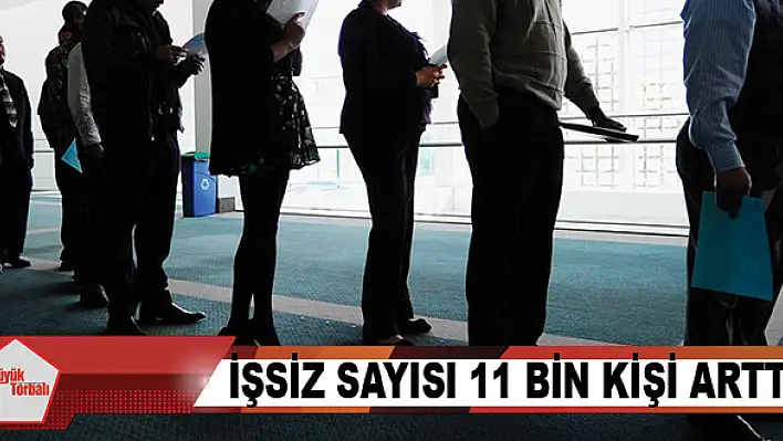 İşsiz sayısı 11 bin kişi arttı