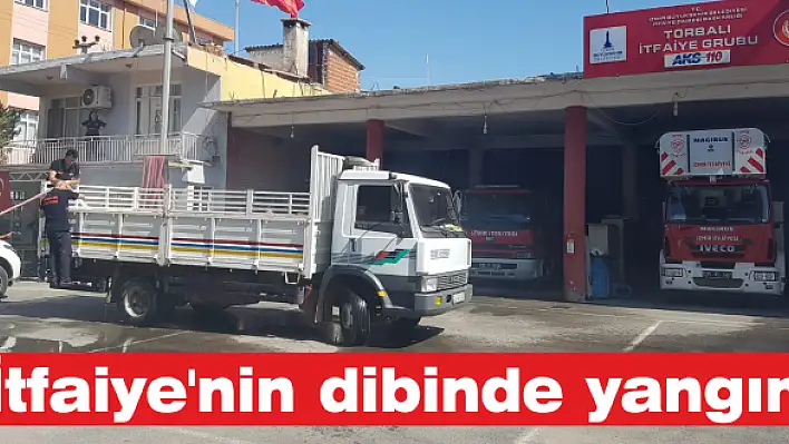 İtfaiye'nin dibinde yangın