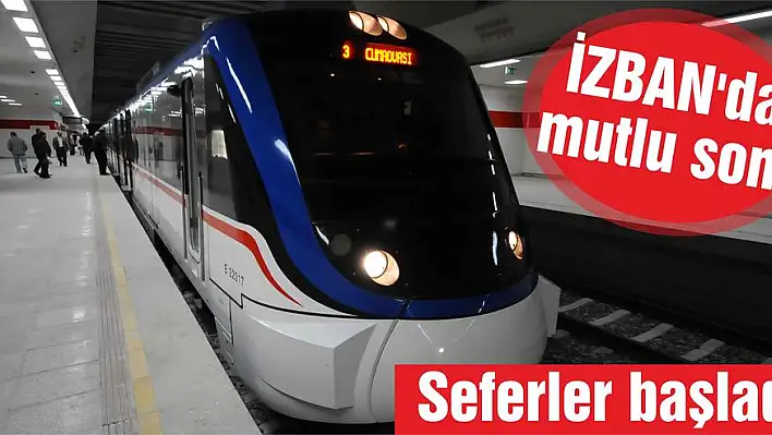 İZBAN'da mutlu son! Seferler başladı