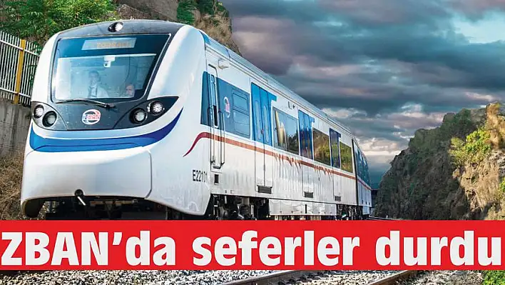 İZBAN'da seferler durdu!