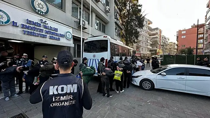 İzmir'de Beşoklar'a operasyon: 32 kişi tutuklandı!