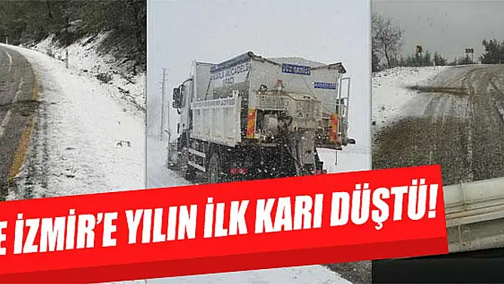 İzmir’e Yılın İlk Karı Düştü!