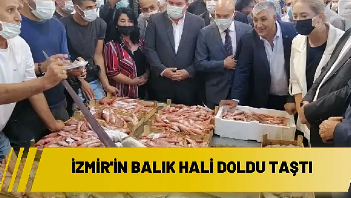 İzmir’in balık hali doldu taştı