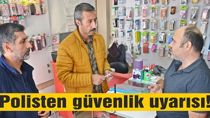   Kapı kapı gezerek esnafı uyardılar