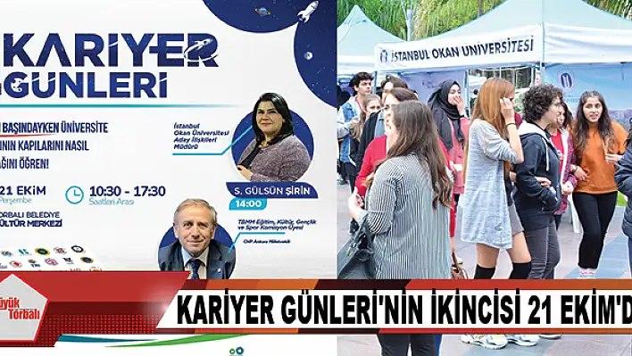 Kariyer Günleri’nin ikincisi 21 Ekim’de