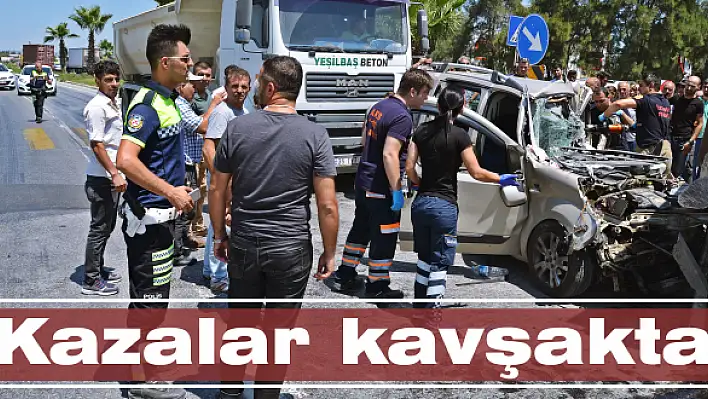 Kazalar kavşakta  