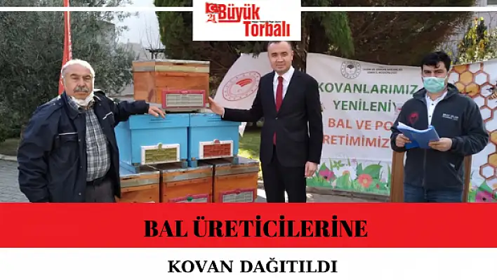 Kemalpaşa'da bal üreticilerine kovan dağıtıldı