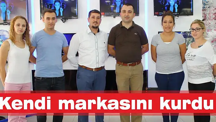 Kendi markasını kurdu