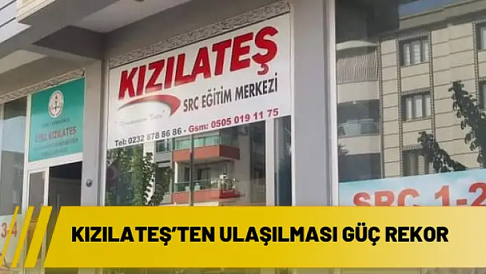 Kızılateş'ten ulaşılması güç rekor