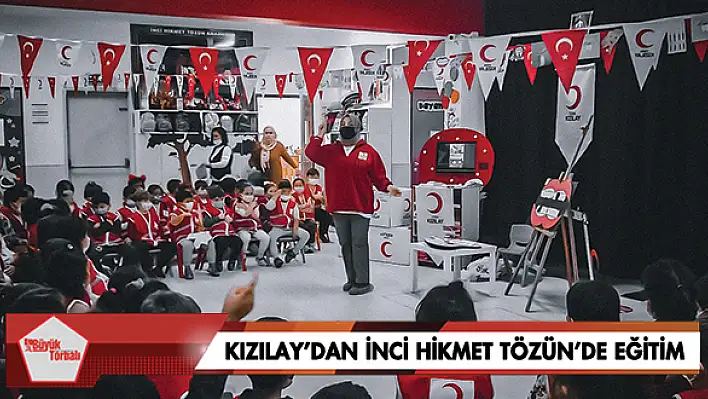 Kızılay'dan İnci Hikmet Tözün'de eğitim