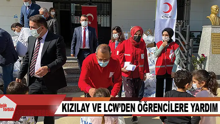 Kızılay ve LCW’den öğrencilere yardım eli