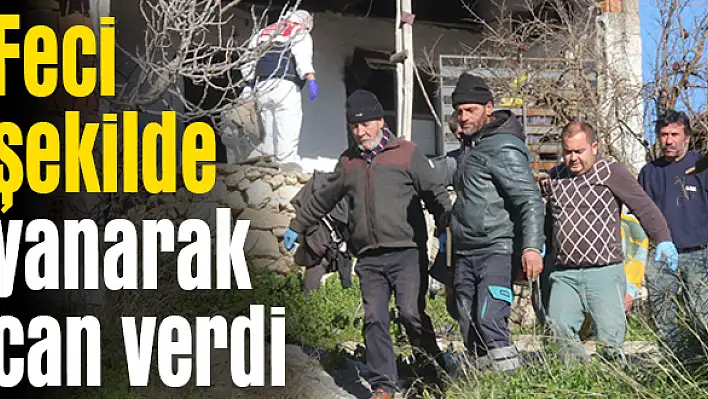 Kolonya ve sigara içerken bir anda alev aldı