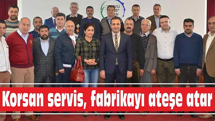 Korsan servis, fabrikayı ateşe atar